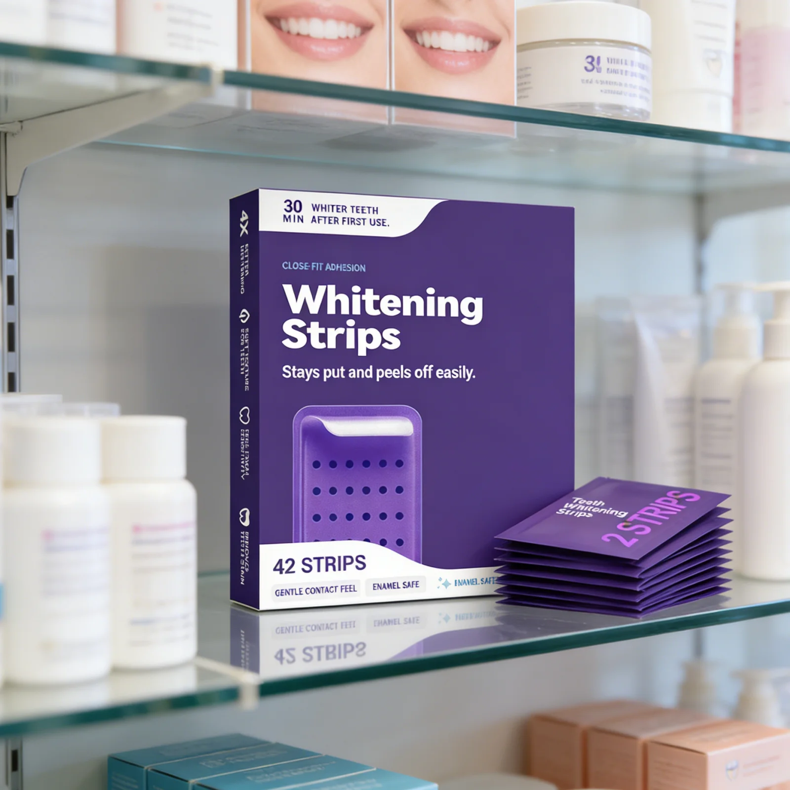 

Фиолетовые отбеливающие полоски для зубов: удаляют желтизну, уменьшают чувствительность, удаляют следы от чая, портативные полоски для чистки зубов