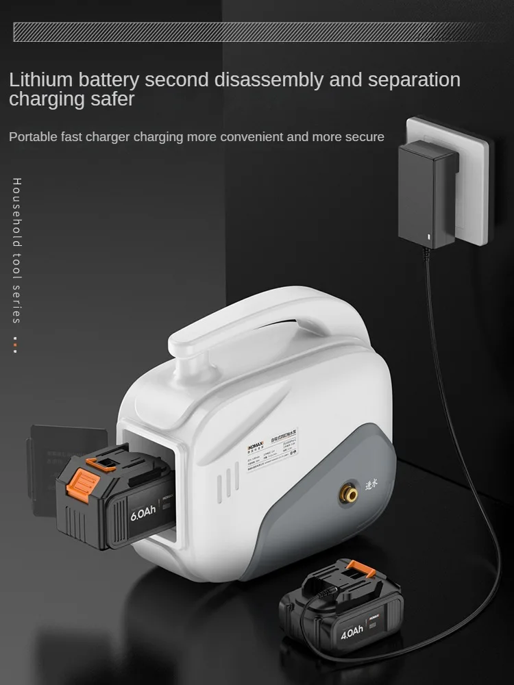 Portable Power Tool Set with Rechargeable Water Pump for Garden Irrigation and Flower Watering