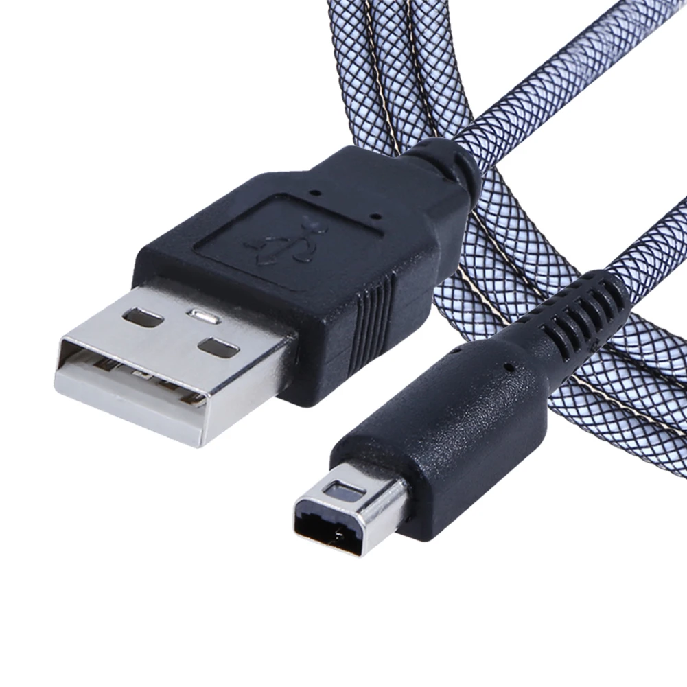Cavo di alimentazione USB per ricarica dati di sincronizzazione 2 in 1 Cavo di ricarica da 1,5 m Cavo per gamepad Cavo di linea adatto per NDSI NUOVO 3DSXL 2DSLL 3DS