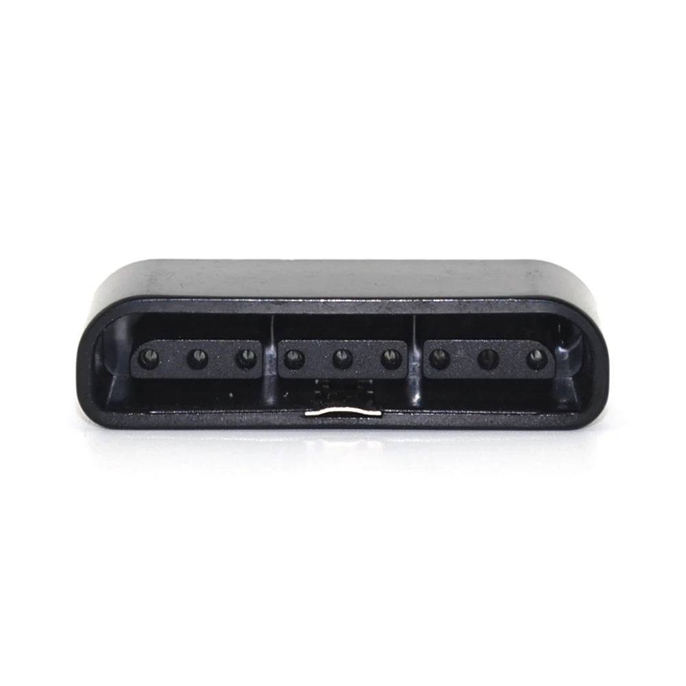 ZUIDID 2pcs Black 9 Pin 180 disgree Female Connector Game Controller Socket Slot for PS2 Console for playstation 2 Accessory