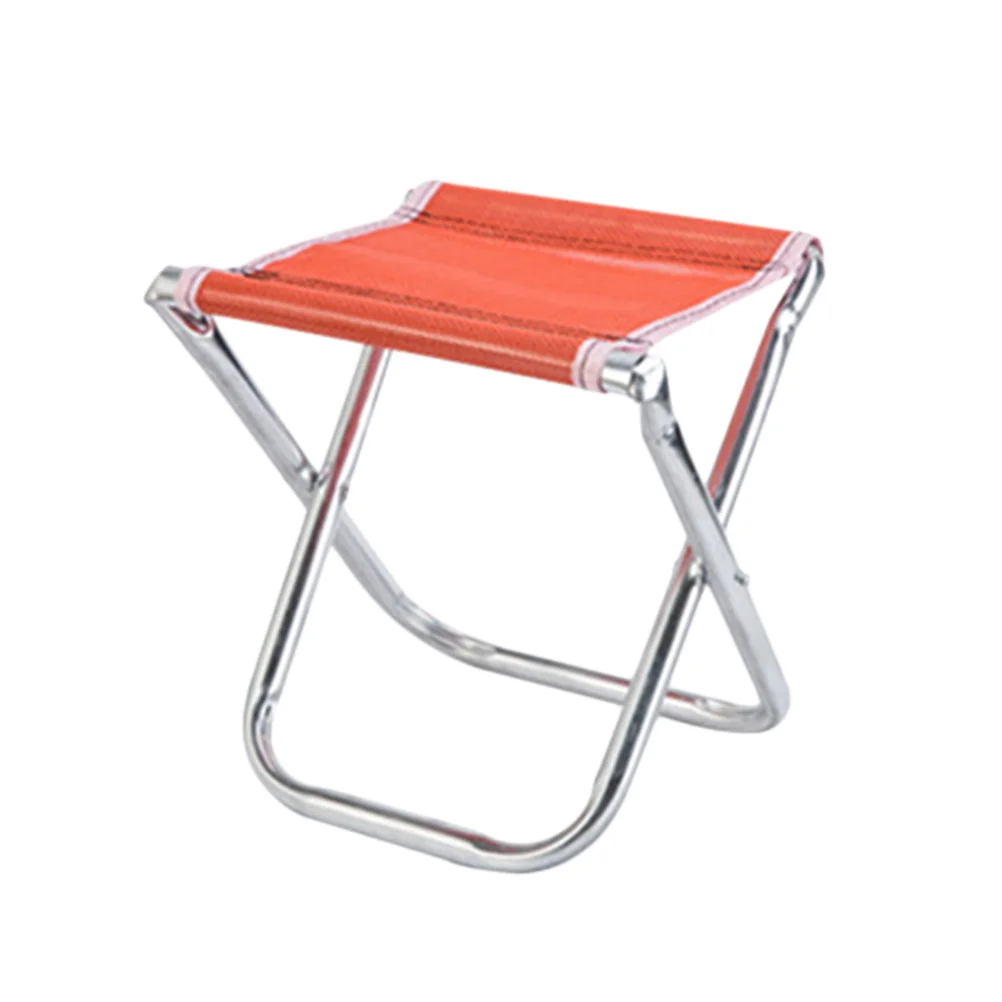 Outdoor Folding Stool Camping Lightweight Portable Chair Fishing Travelling Beach (Random Color) folding chair for camping