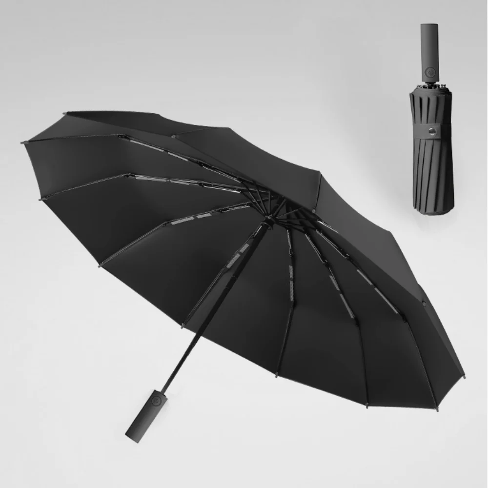 Folding Sun Umbrella Fully Automatic Umbrella Sunscreen Ultraviolet-proof Umbrell Reinforce Wind Resistant Simplicity Parasoles