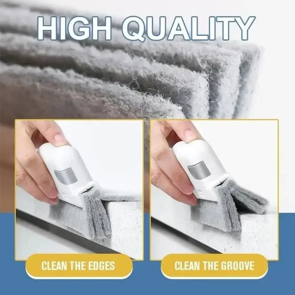 Window Cleaning Brush Windowsill Groove Deadend Cabinet Crevice Brush Removable Household Multifunctional Cleaning Tools