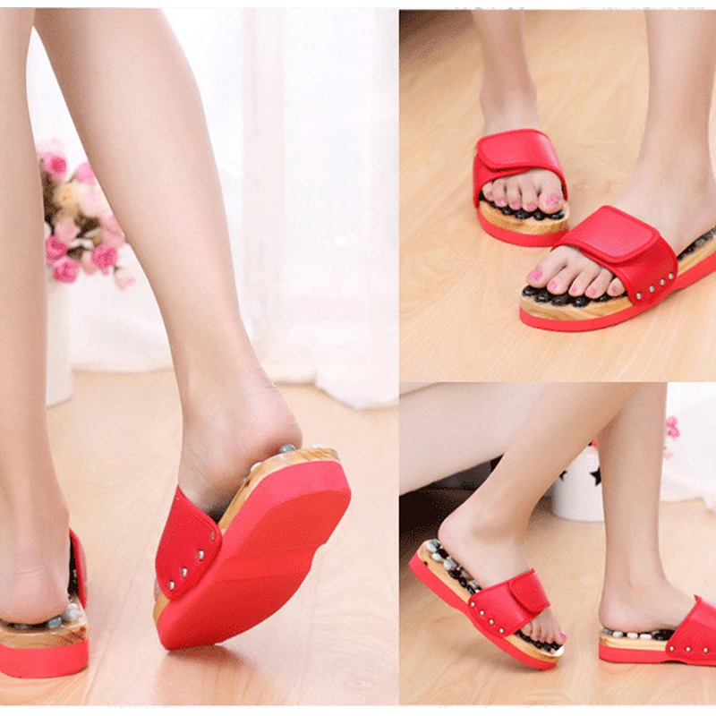 

Массажные тапочки для ног с гальки, массажная обувь для точек, мужская обувь для расслабления ног с активацией крови, здоровье для пожилых людей