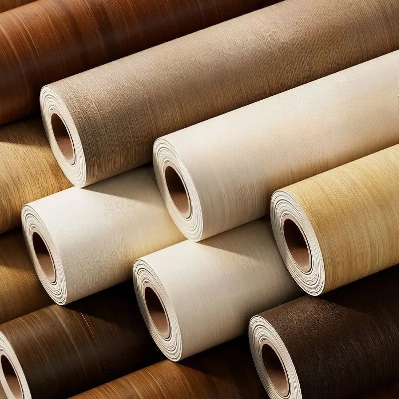 Home Renovation Film Self-adhesive Desktop Thickened Wood Grain Sticker Extra Thick Waterproof and Moisture-proof Wallpaper