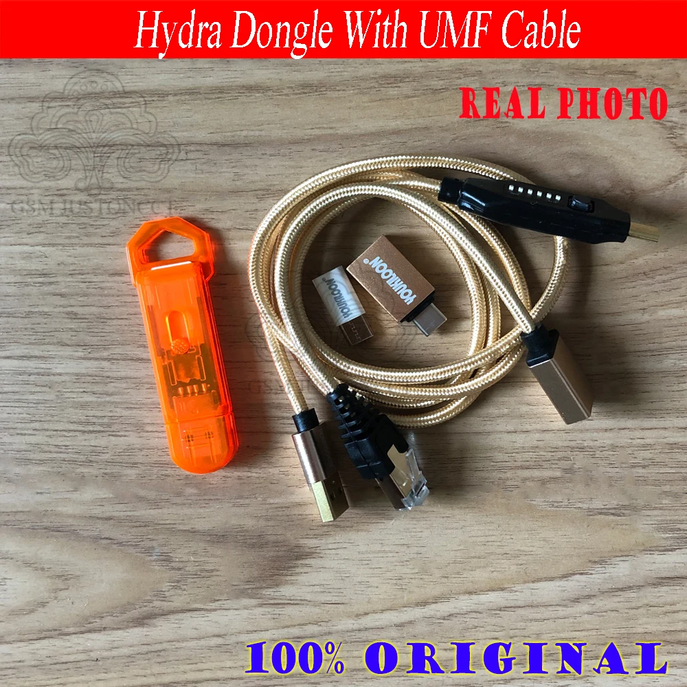 

Oraiginal THE new hydra tool dongle for all HYDRA Tool softwares + umf all in one boot cable (EASY SWITCHING) & Micro