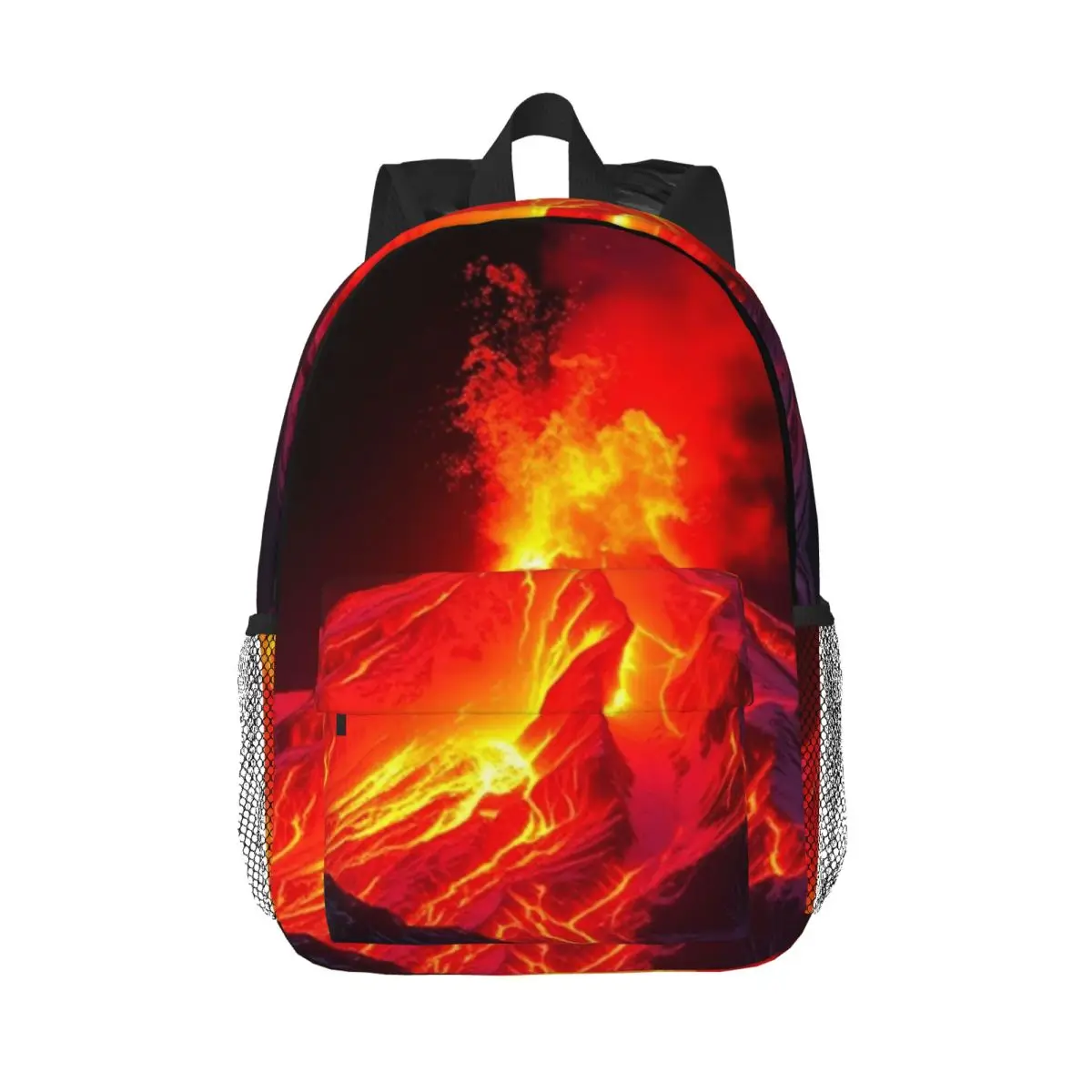 

Volcano In The Snow Backpack Hot Sale Daypack Large Capacity Boys Girls BookBag Shoulder Bags for Men Women Kids School Bag