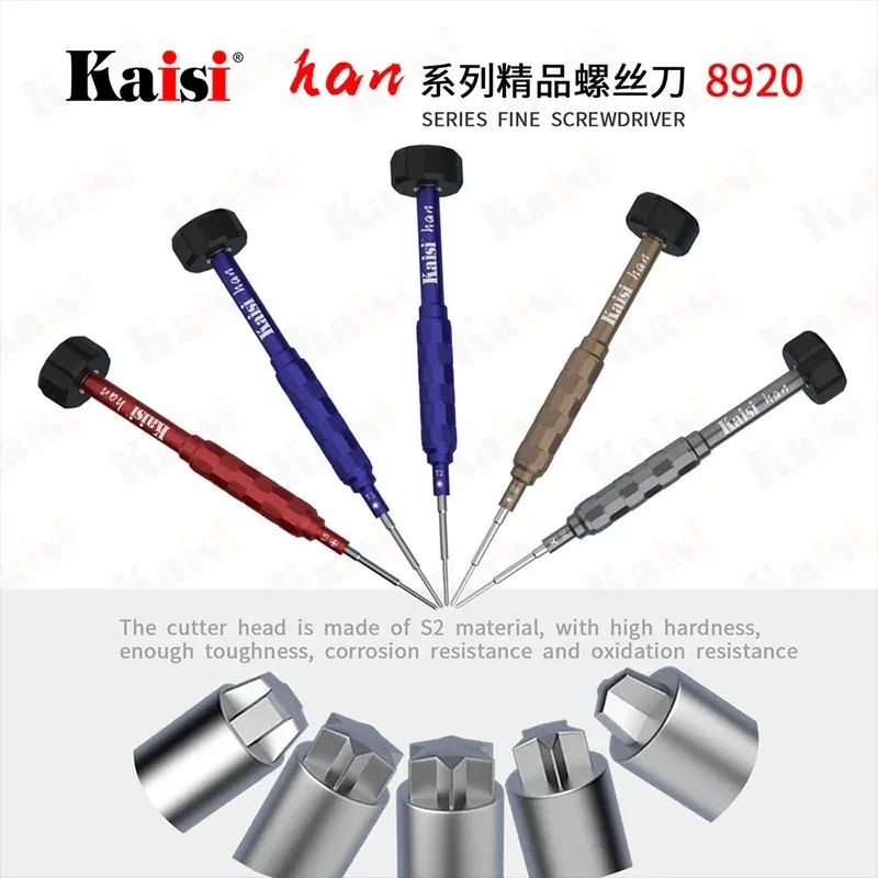 Kaisi K-8920 3D Precision Screwdriver High Quality S2 Opening Tools Kit for Phone Repair Samsung Screen Repair Kit