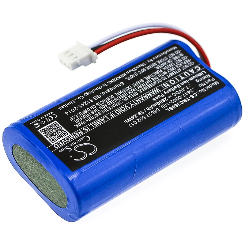 7.4V 2600mAh Battery 2447-0002-140 56627 502 017 for Trilithic 360 DSP E-400  +TOOL