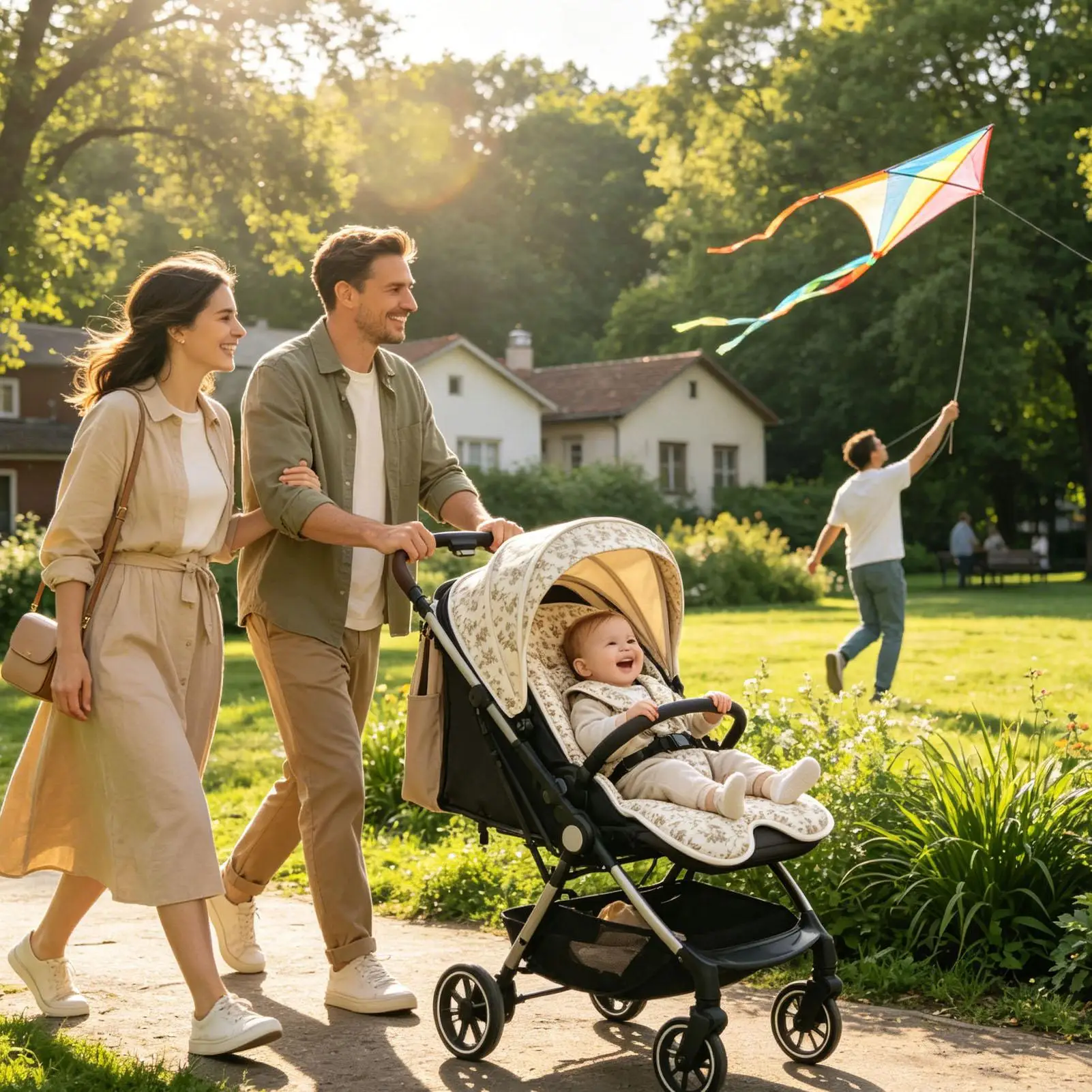 Stroller Seat Cushion Breathable Reversible Washable Soft Cooling Stroller Padding Cushion For Nursery Outdoor Road Trip
