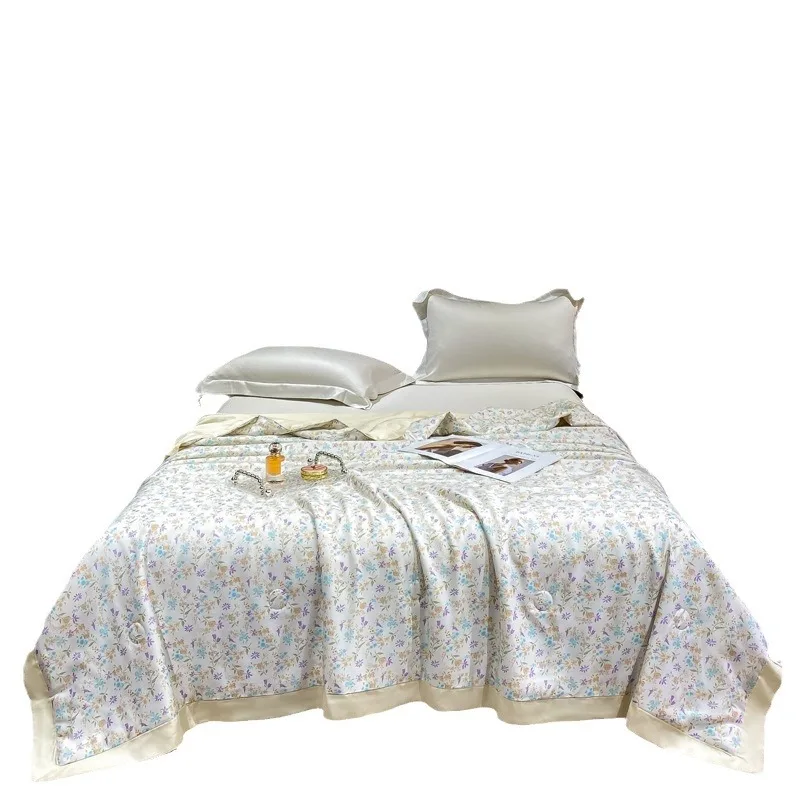 

Настраиваемый летний кондиционер из ледяного шелка, идиллическое летнее тонкое одеяло