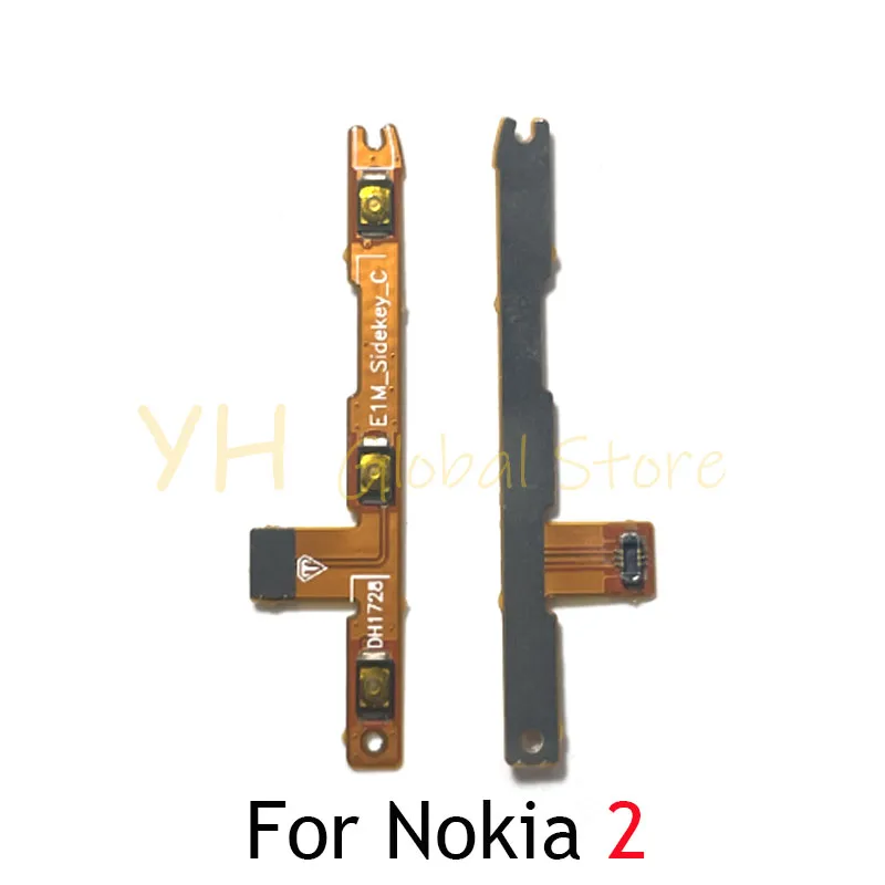 For Nokia 2 / 2.1 / 2.2 / 2.3 / 2.4 Power On Off Switch Volume Side Button Flex Cable Repair Parts