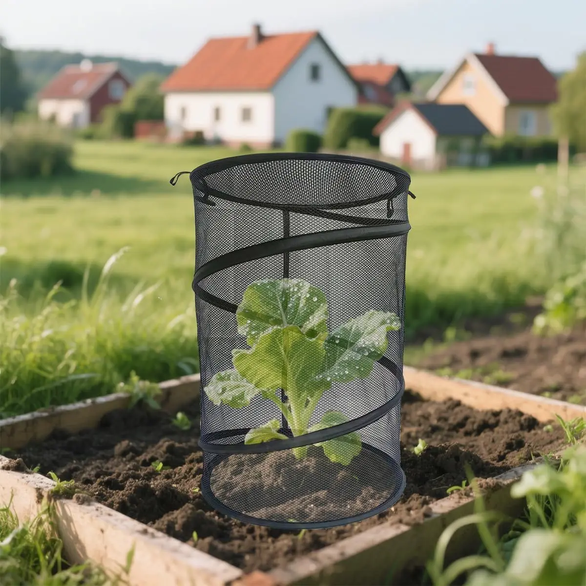 Garden Plant Protection Cover Insect Mosquito Bug Net Bird Barrier for Vegetables Seedlings with U Ground Stakes Outdoor Yard