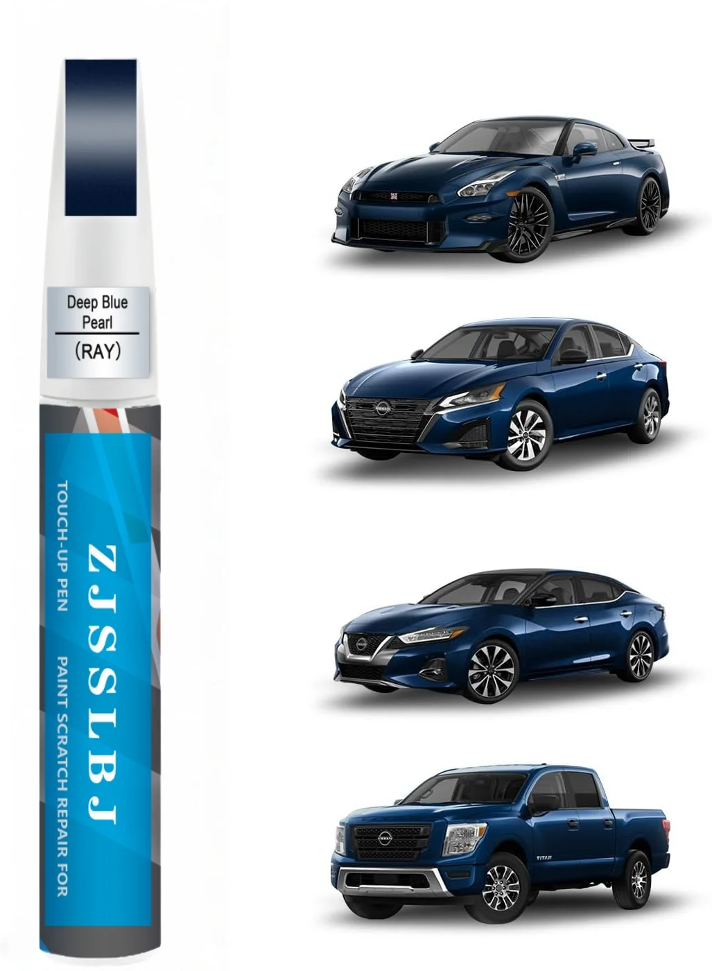 RAY Deep Blue Pearl Touch Up Paint Compatible with Nissan Exact Match Touch Up Paint Car Scratch Repair