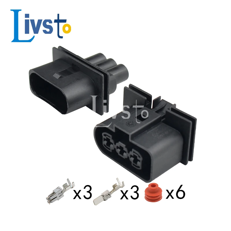 5/10 Sets 4 Pin Male Female Waterproof Auto Connector DJ70328-6.3-21/11 1J0906233