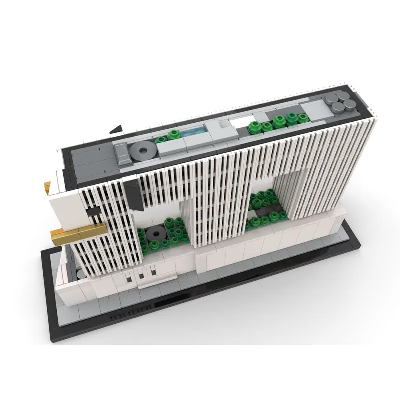 

MOC-237294 Famous City 1:800 Skyscraper Building Block Model 1047 Parts Boys Adults Children Birthday Christmas Toy Gift