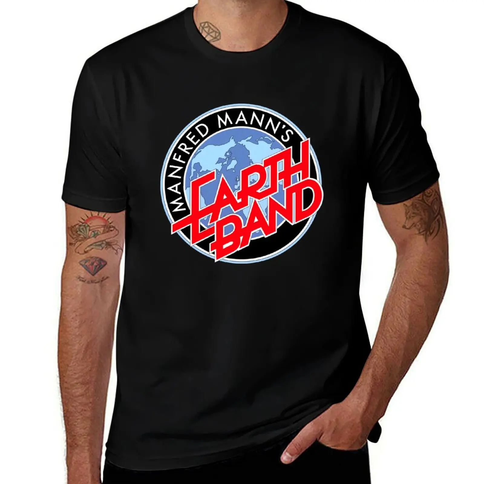 

Manfred Manns Earth Band For Men For Women Classic Retro Customize T-Shirt Comfortable Daily Wear Tee