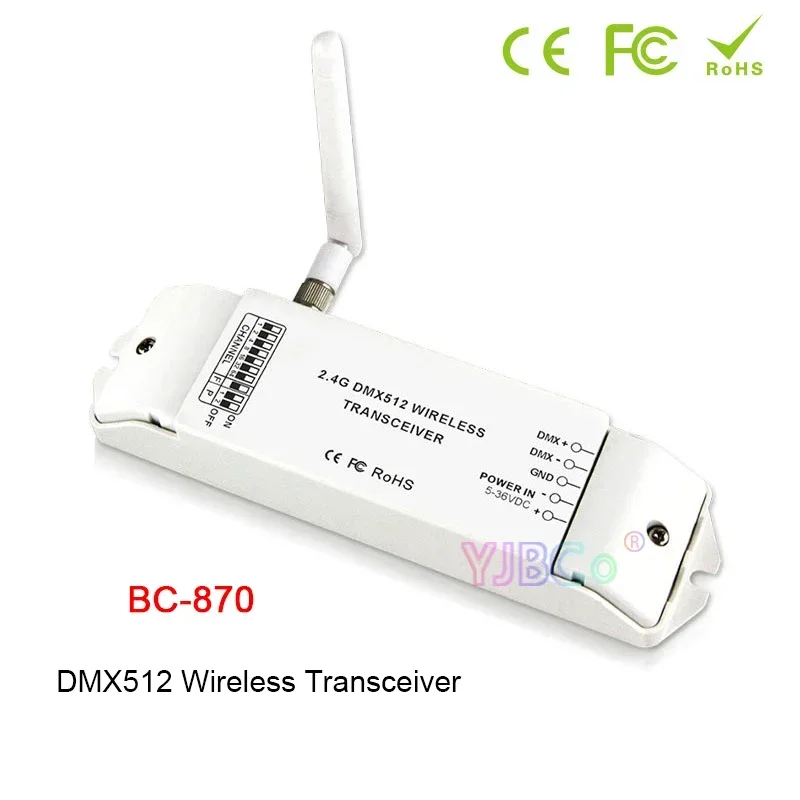 

Беспроводной контроллер DMX512 2,4G ISM Dfi, приемник-передатчик для дискотеки, Освещение сцены, вращающийся лазерный прибор, 5-36 в