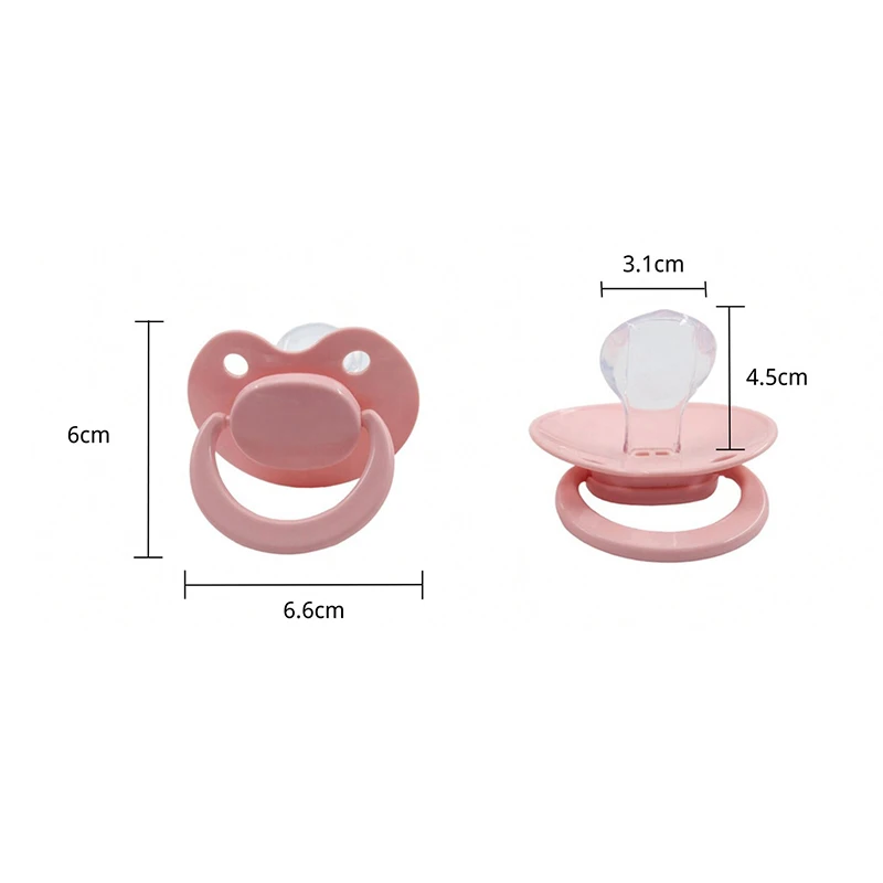 مصاصة سيليكون للكبار والأطفال ، حجم كبير ، لون قوس قزح ، لطيف ، للفتاة والصبي