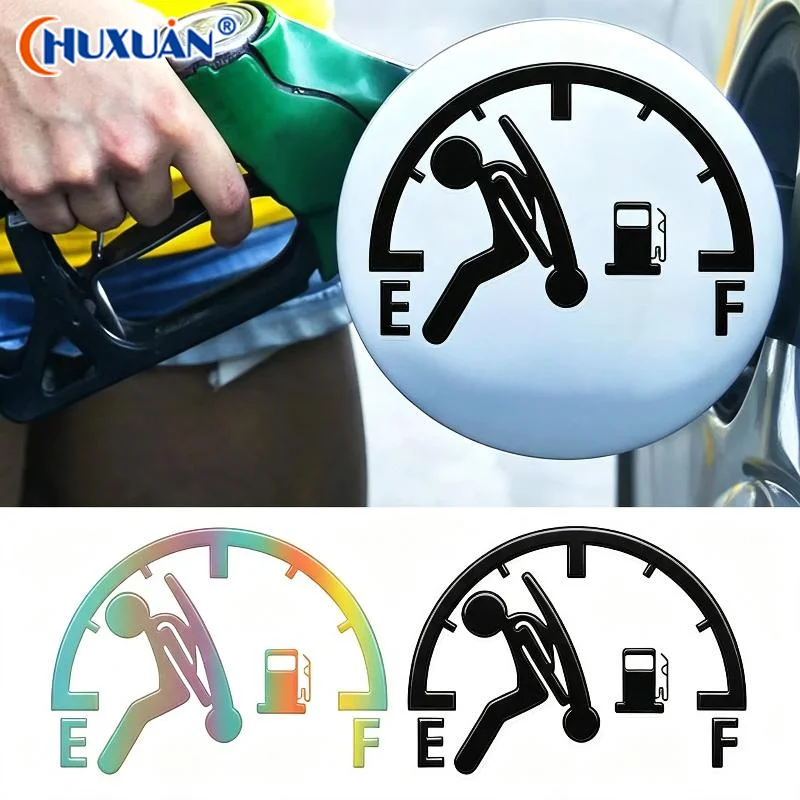 Q Car Stickers Reflective Car Tank Cap Stickers Decal Waterproof Exterior Sign Funny Car Tank Pointer Sticker Auto Decoration