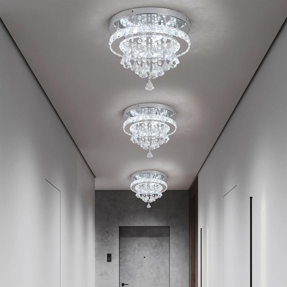 VETRULUS Kristall Led Anhänger Licht Hängen Decke Lampe Moderne Kronleuchter Glanz Wohnzimmer Esszimmer Gang Wohnkultur Leuchte – Detail 13