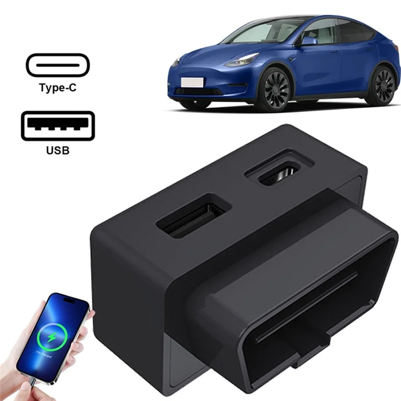 

Изысканный адаптер для автомобилей Tesla Modely Model3 OBD, адаптер для зарядного устройства, аксессуары для модели 3 Model Y X S Obd2