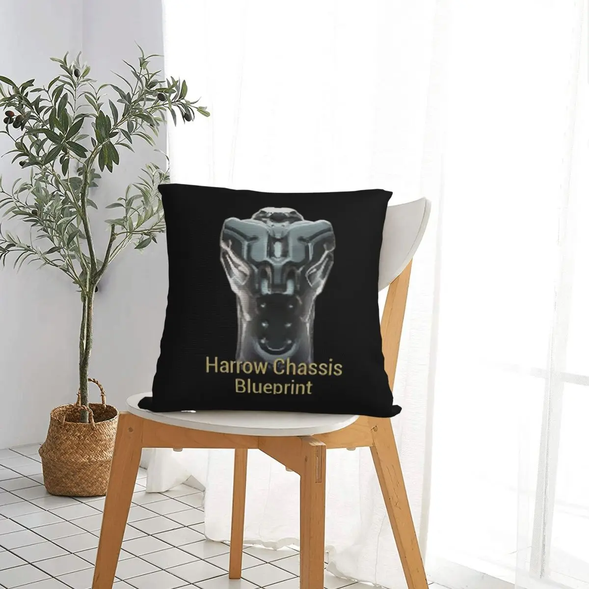 Harrow Chassis Blueprint Warframe Tennoc Pillowcase Cushion Comfort Throw Pillow Sofa Decorative Cushions Used Home Living Room