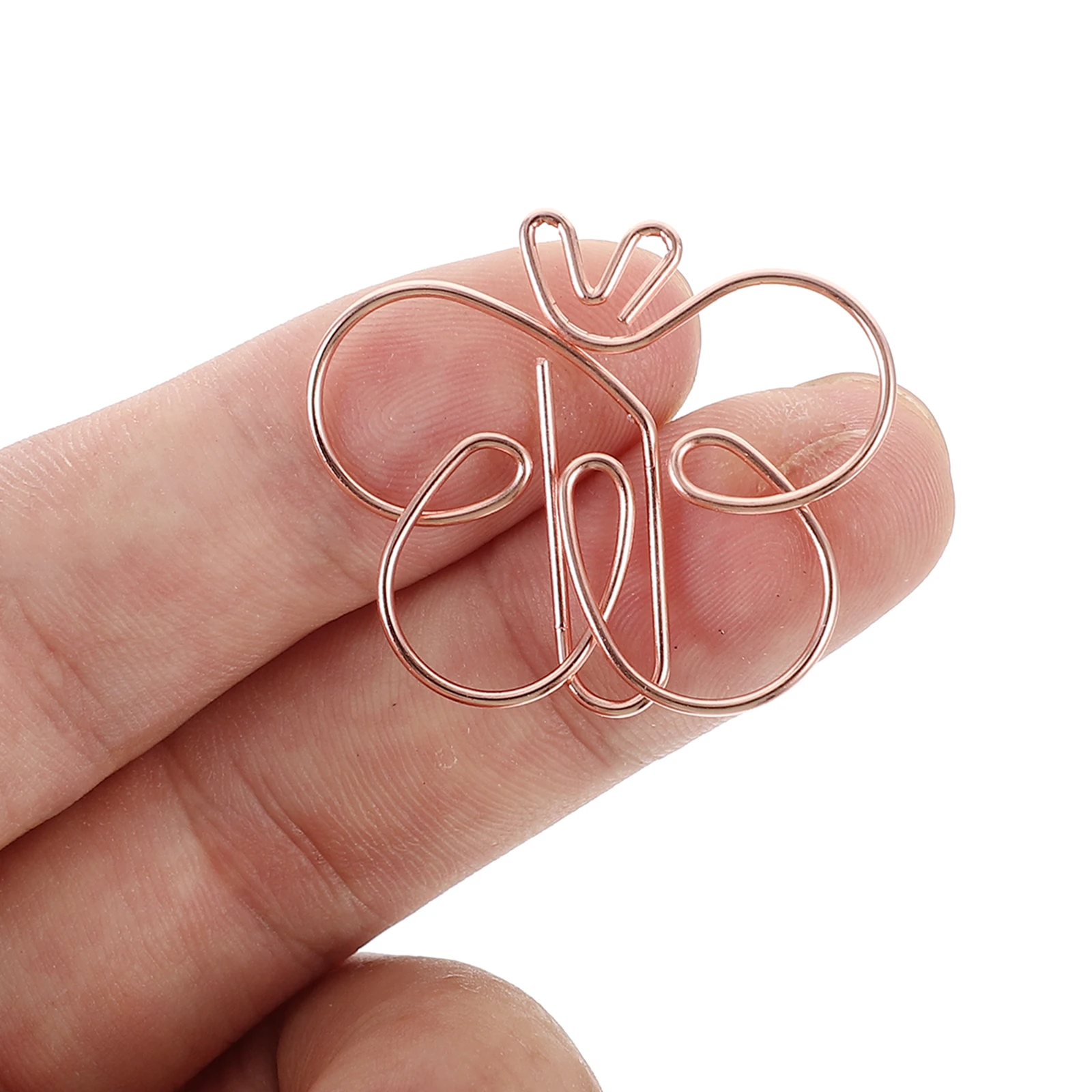 

20 Pcs Paper Clip Creative Clips Small Paperclip for Paperwork Office Clamps Butterfly Document Fun Paperclips