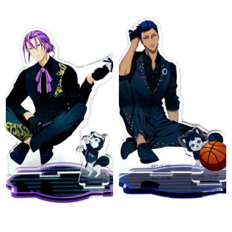 Hot Anime Figure Kuroko's Basketball Kuroko Tetsuya Murasakibara Atsushi Acrylic Stand Model Plate Desk Decor Standing Sign Toys