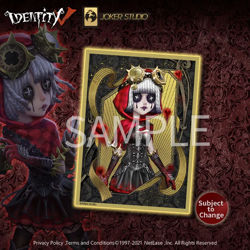 Produtos Oficiais Identidade V - Blackjack Battle Series Card Sleeves