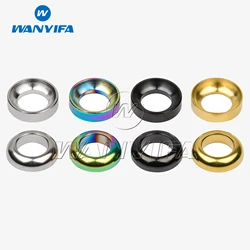 Wanyifa M6 Titanium Multiple Color Concave Washer Convex Washer Screw Bolts Pack of 2