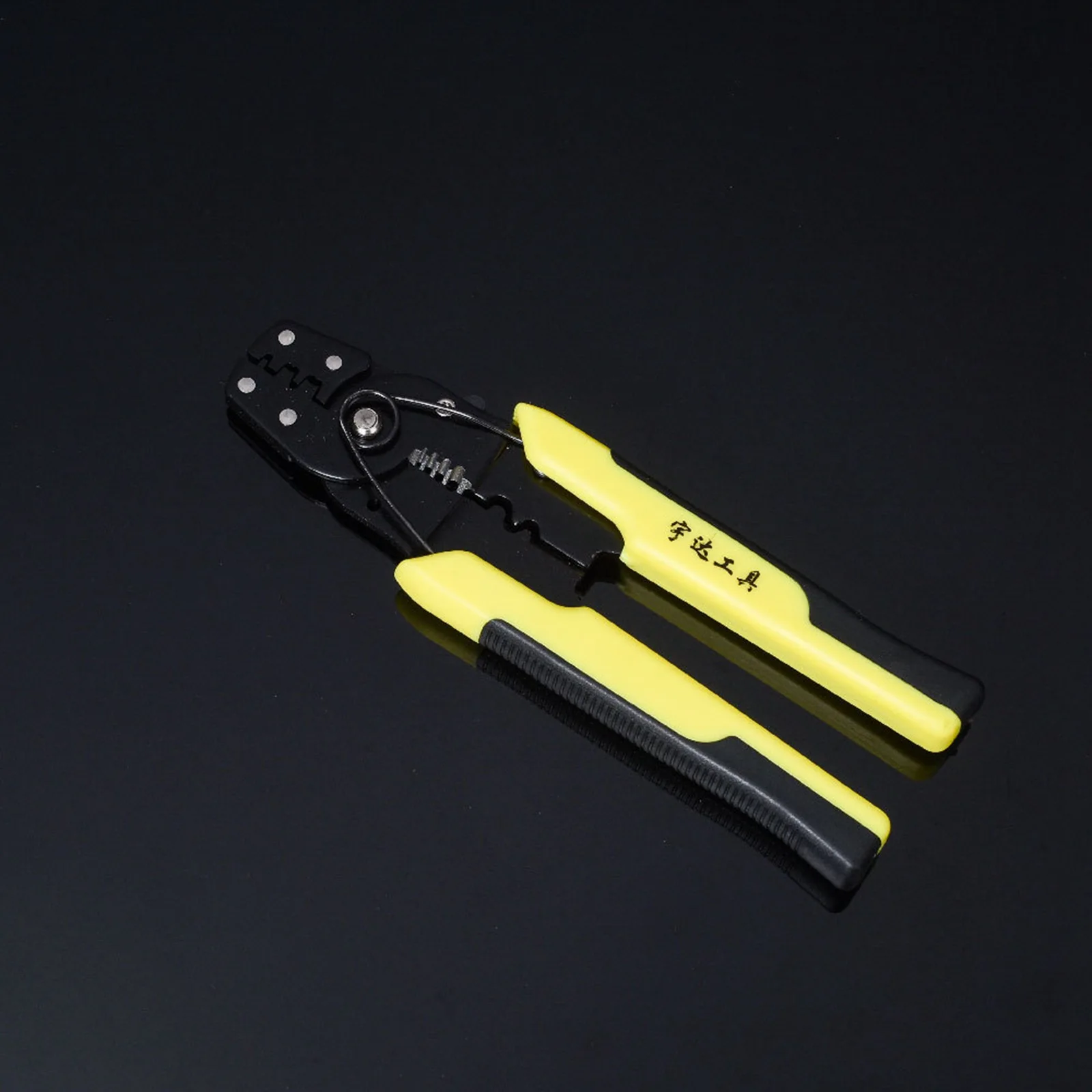 RC Crimping Crimp Plier Tool for Futaba JR JST Servo Connector 14 -26 AWG Wire Straight Yellow Black