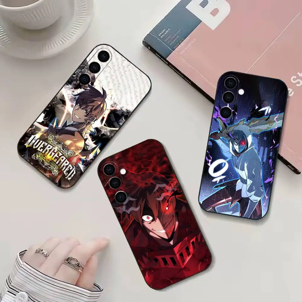 Coque de téléphone Comic O-Overgeared Greed pour Samsung GalaxyA13,21s,22,31,32,52,53,71,72,73, couverture noire souple