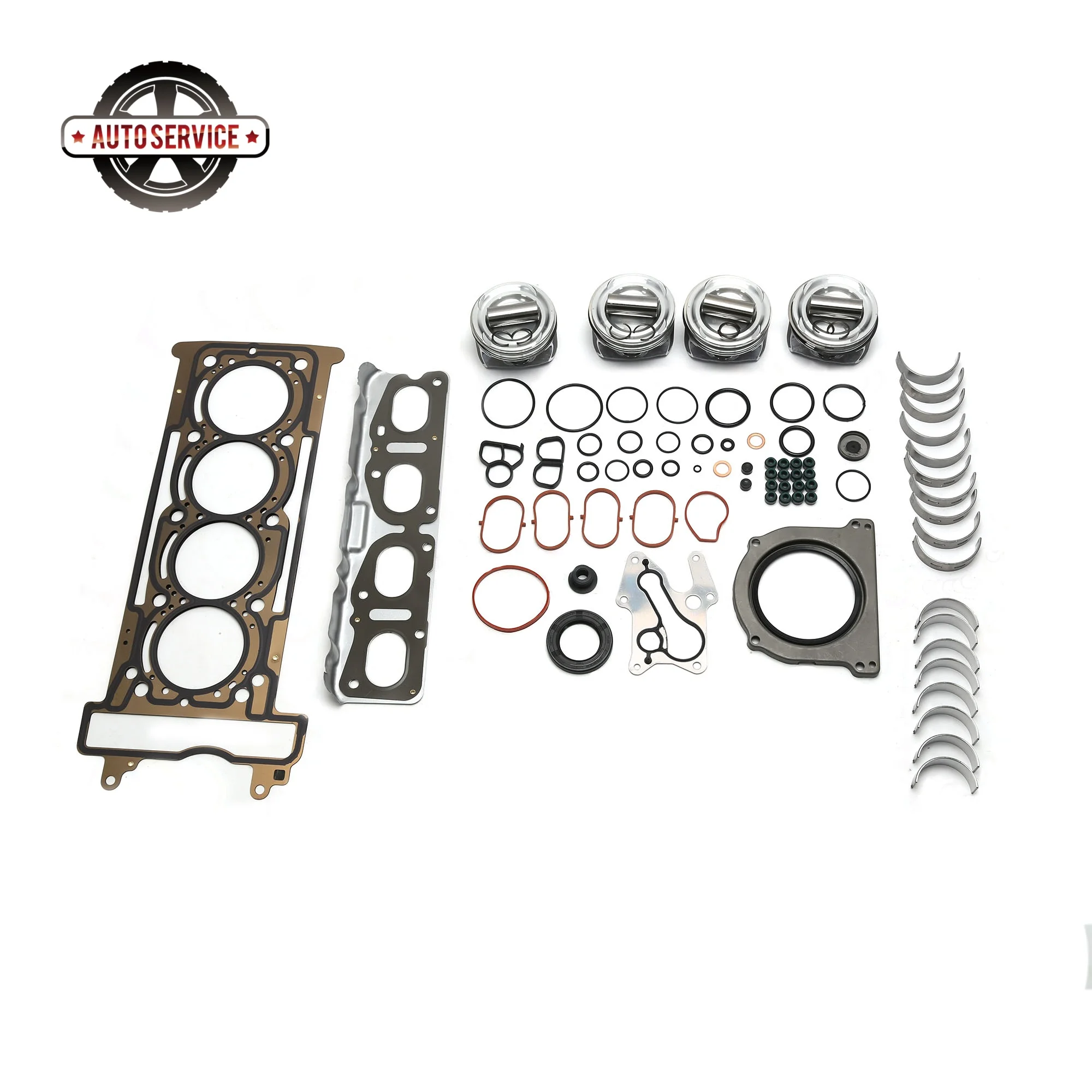 A2740371401 Engine Rebuild Kit Piston+0.50mm Cylinder bearing Fit For BENZ C-CLASS W205 A205 S205 W212 W213 A207 C207 X253 C253