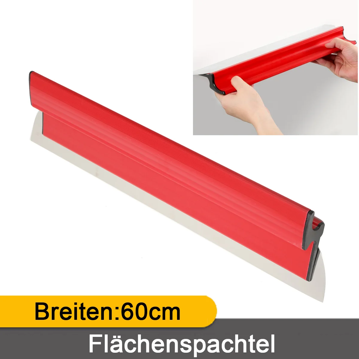 1/2/4 pièces Spatule de lissage pour plaques de plâtre 60 cm, lame flexible pour peinture et finition, outils de plâtrage mural