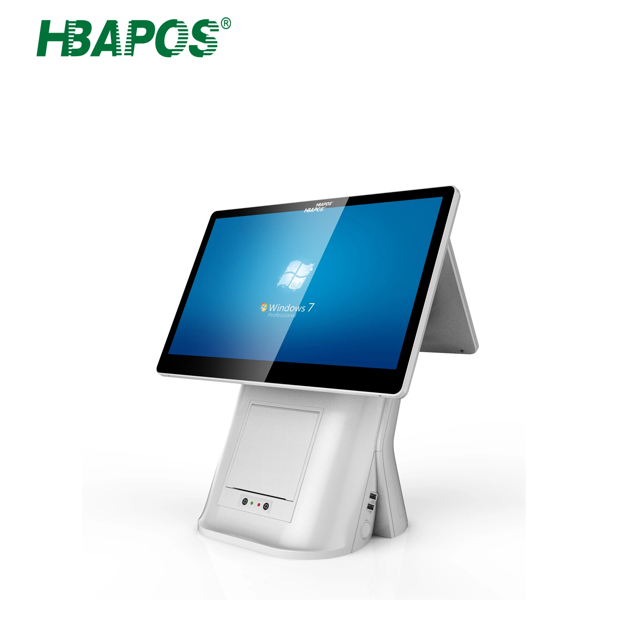 New Arrival Pos System 15inch Capacitive Display with 220VFD Display or 15inch Customer Display Optional Pos Terminal