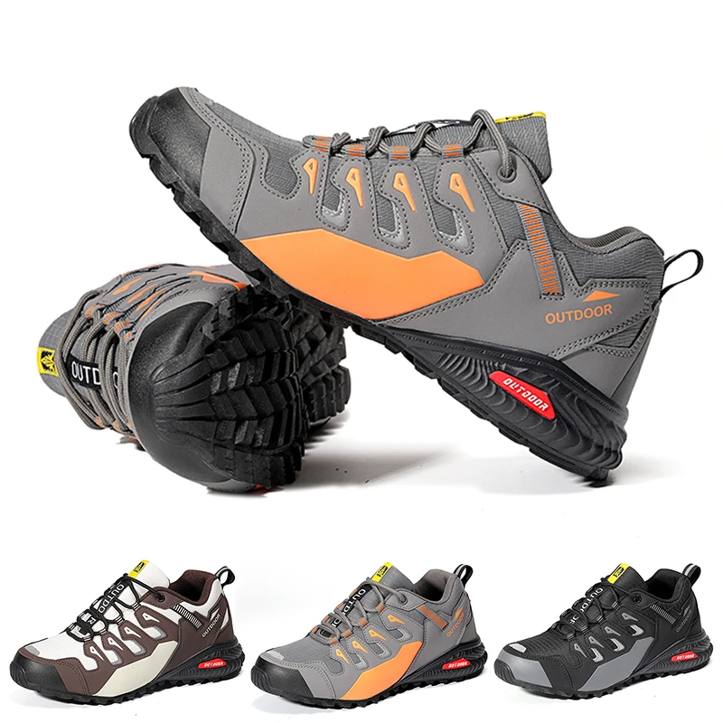

2026 Hiking Shoes Men Water proof Outdoor Trainers Lace-up Climbing Trekking Sneakers Mountain Walking Hunting Tactical Boots