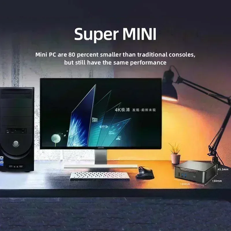 2025 جديد وحدة المعالجة المركزية N150 SZBOX GK3V N100 كمبيوتر صغير DDR4 8GB 256GB SSD ويندوز 11 برو الثلاثي عرض سطح المكتب كمبيوتر ألعاب WiFi5 BT4.2