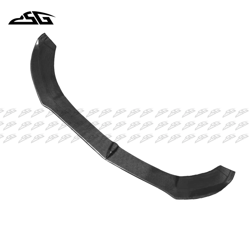 Car Front Lip Splitter For Mercedes Benz C Class W205 C200 C260 14-18 Carbon Fiber Front Bumper Diffuser Spoiler Body Kit