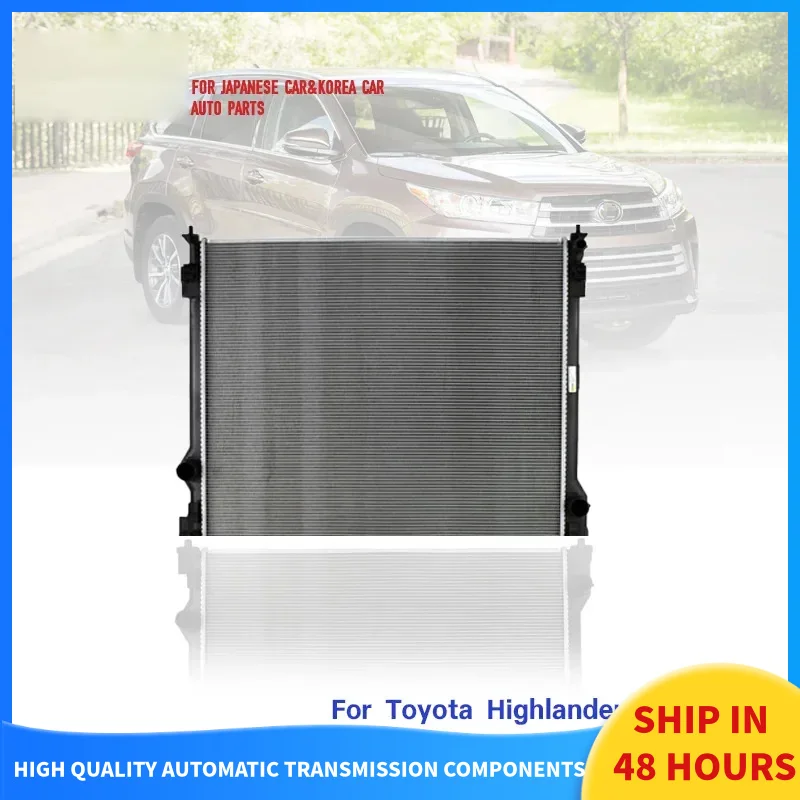 

To yo ta Highlander Car Cooling System Aluminum Radiator OEM: 16400-F0080 Part Tool Grille 2019 Model
