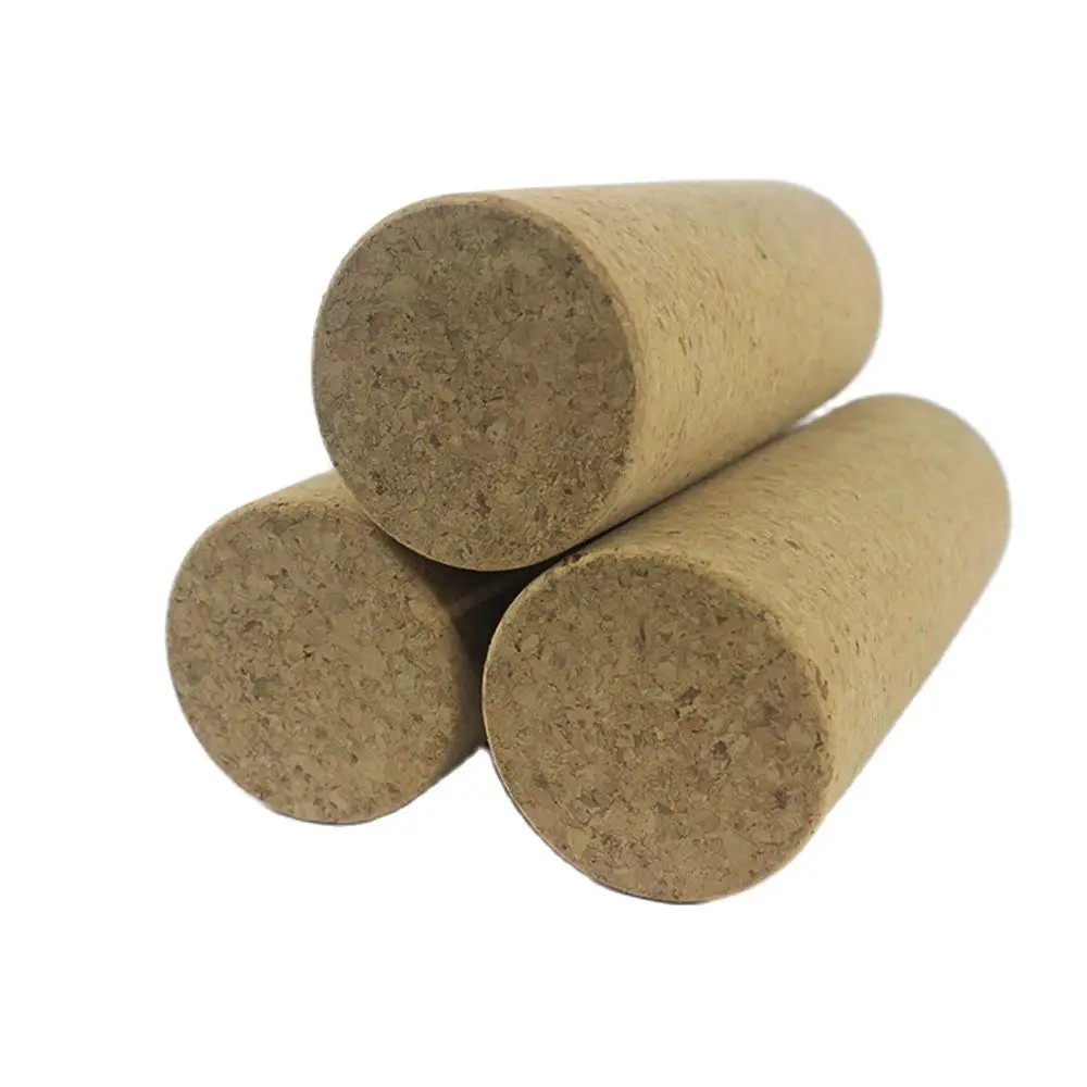 Height 33cm Eco Friendly Micro Rebound Cork Solid Yoga Column Roller for Massage Fitness Muscles Legs Relax