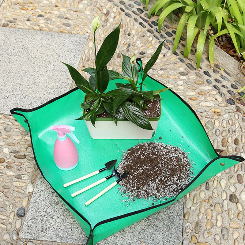 

Garden Plant Mat Operation Pad Green Plant Balcony PE Gardening Mat Home Super Light Reusable Planting Waterproof Flower Mat