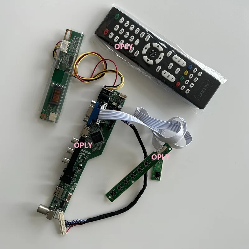 

TV Controller board kit VGA USB HDMI-compatible RF for B121EW03 B121EW03 V8 12.1" 1280X800 LCD panel AV screen monitor