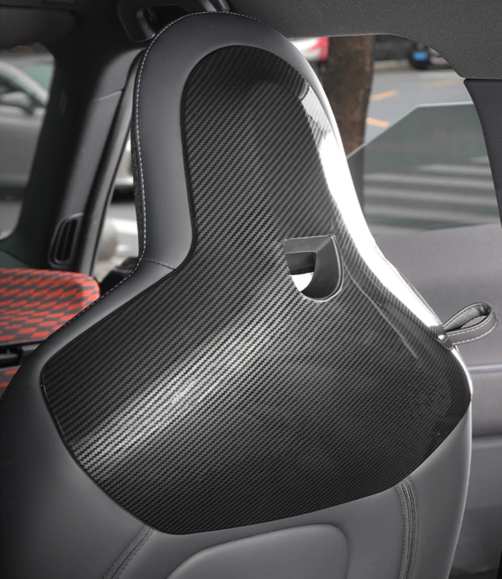Car Seat Back Cover Case for Mini Cooper SE J01 F65 J01 U25 Countryman ABS Protector Auto Interior Decoration Accessories
