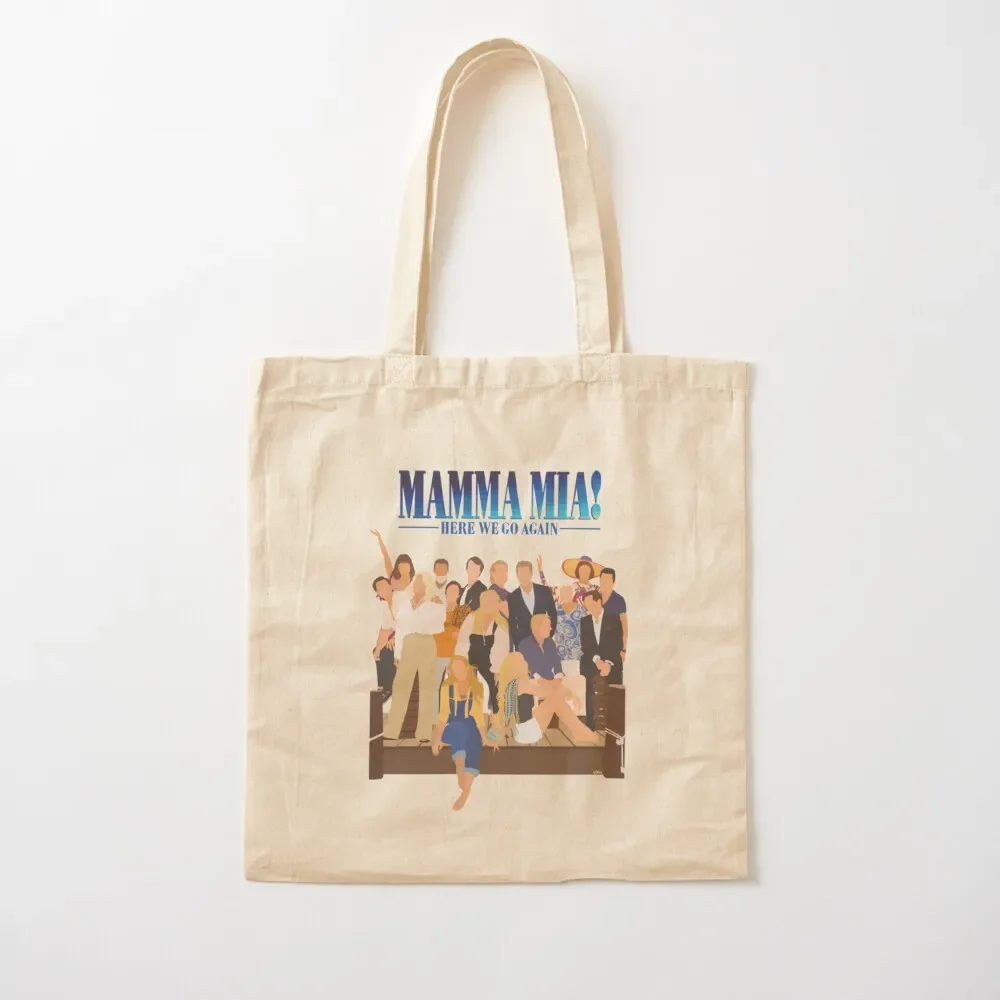 

Mamma Mia Here We Go Again Tote Bag Handbags canvas tote Women's bags Tote Bag