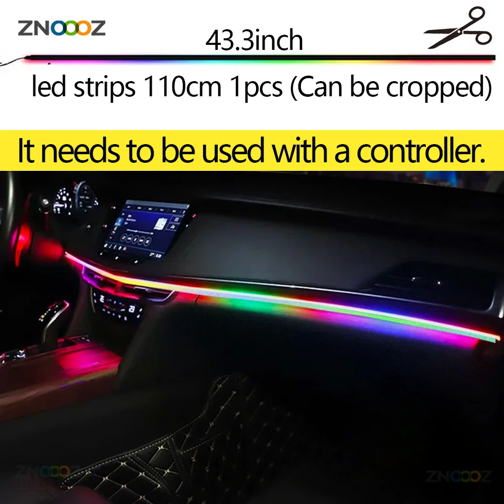 Car Ambient Light Accessories Door/foot Sole/speaker/main/auxiliary Control Box