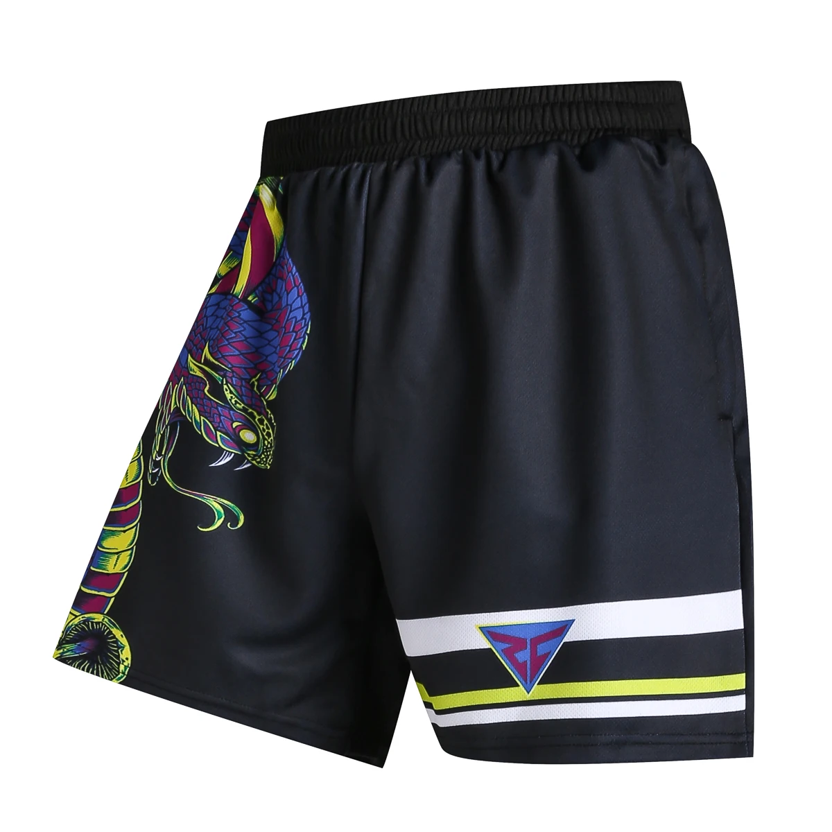 Men's Sports Quick Dry Shorts 3D Printed Animal Print Shorts MMA Basketball Sports Fitness Training Running Workout Shorts