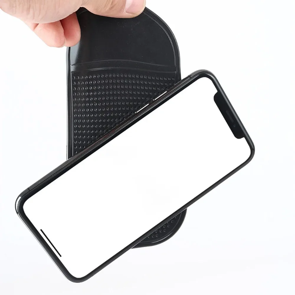 NOVA tapete de borracha antiderrapante para carro: almofada antiderrapante para GPS/telefone, suporte para painel, acessório interno
