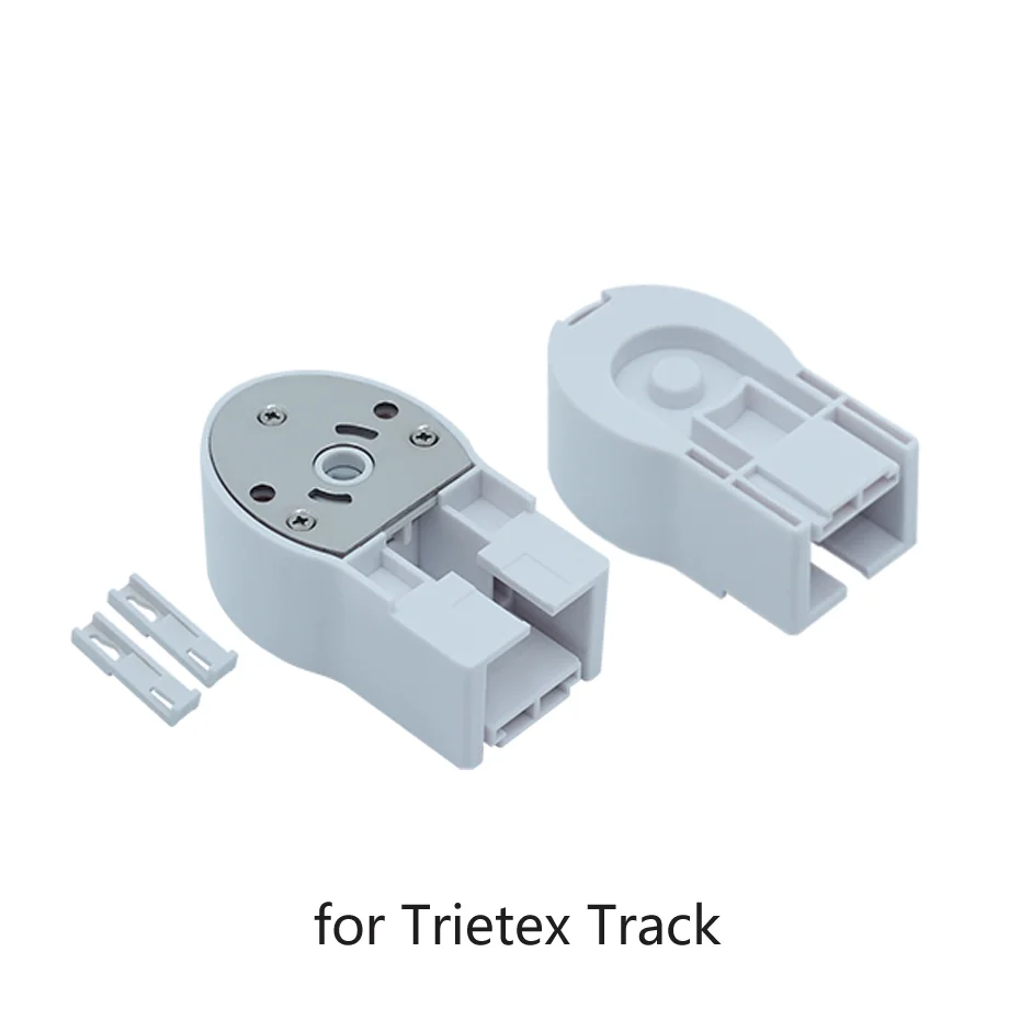 New 2pcs Silent A-OK AM68 Gearbox for Dooya S Rail,Trietex rail,for all A-OK AM68 Curtai Motor,Track Accessories,with Hooks