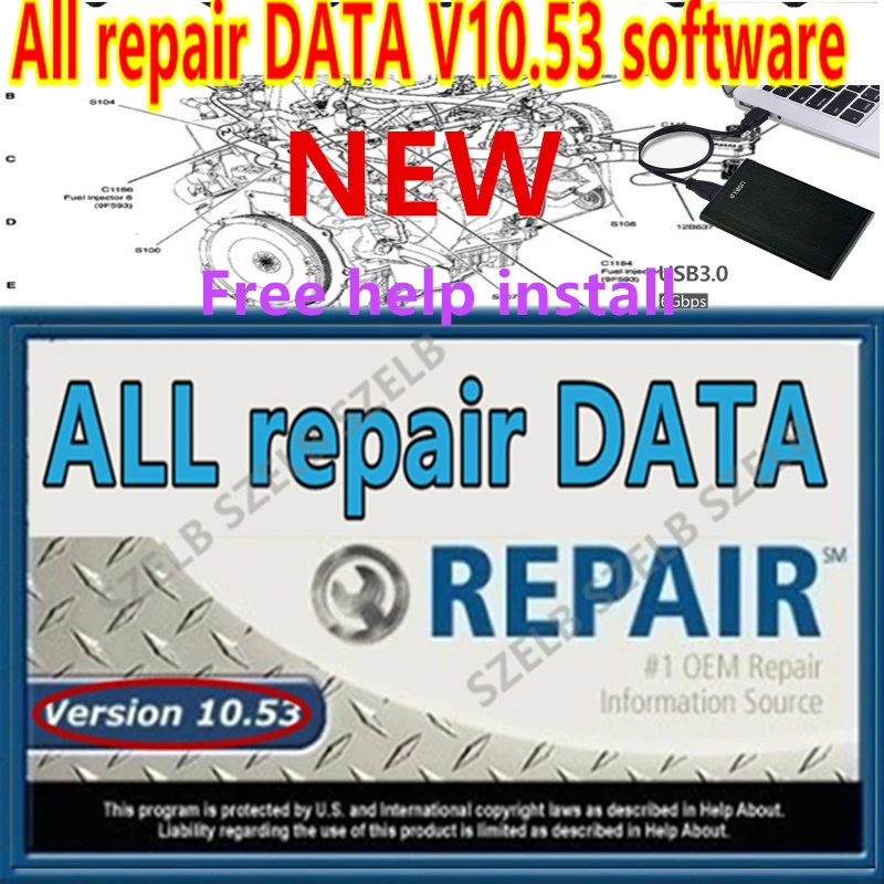 

New offline all repair data 10.53 Auto Data Repair Diagram Software wholedata 10.53 software wholedata download auto diagnostic